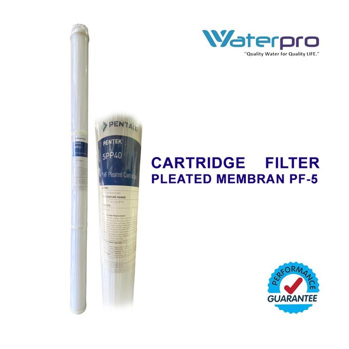 Paket Komplit Filter Air Pleated Membran PF-5 Waterpro
