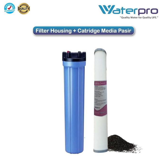 Paket Komplit Filter Air Pleated Membran PF-5 Waterpro
