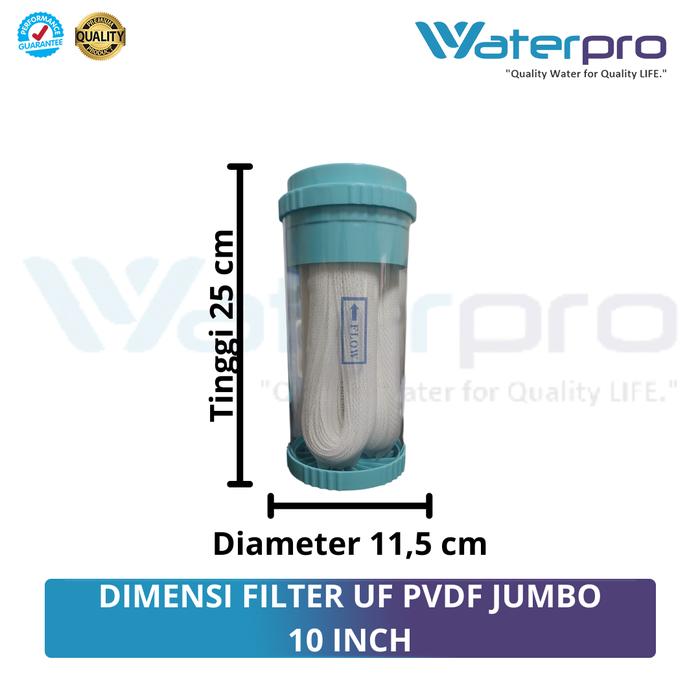 Filter Air UF PVDF Mini Jumbo 10 Inch Waterpro