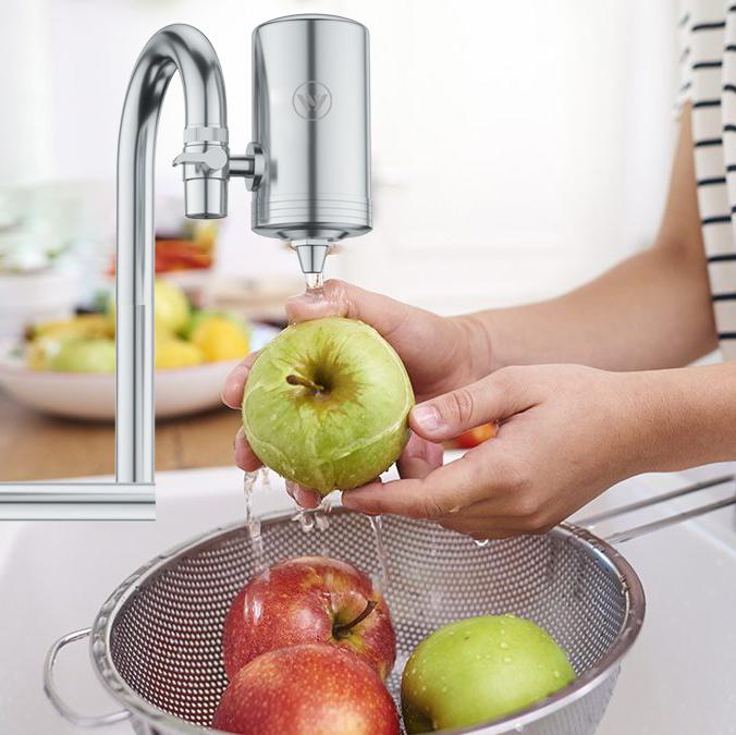 Filter Air Kran Wastafel WFK 45 - Stainless Steel Waterpro - Dengan 4 Media Filter