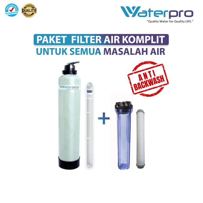 Paket Komplit Filter Air Pleated Membran PF-5 Waterpro