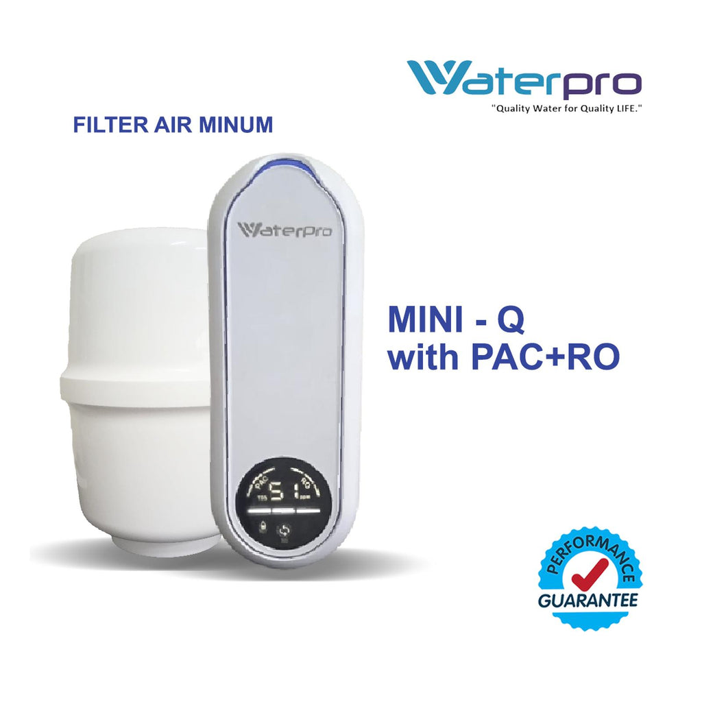 Filter Air Minum RO Mini Q Waterpro with PAC + 100 GPD RO