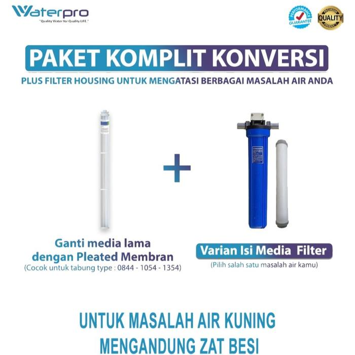 Paket Konversi Filter Air Pleated Membran PF-5 Waterpro