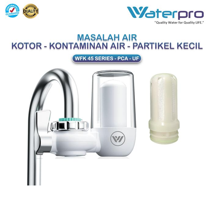 Filter Air Kran Wastafel WFK 45 - PCA Waterpro dengan 4 Media Filter