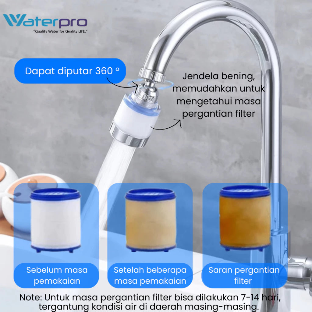 Filter Air Kran Dapur Fleskibel WFK-32 Waterpro